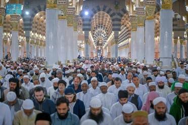 أكثر من 10 ملايين مصل بالمسجد النبوي خلال العشر