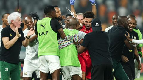 Cape Verde v South Africa live – Africa Cup of Nations latest as Williams penalty shootout heroics sends Bafana Bafana into semi-finals