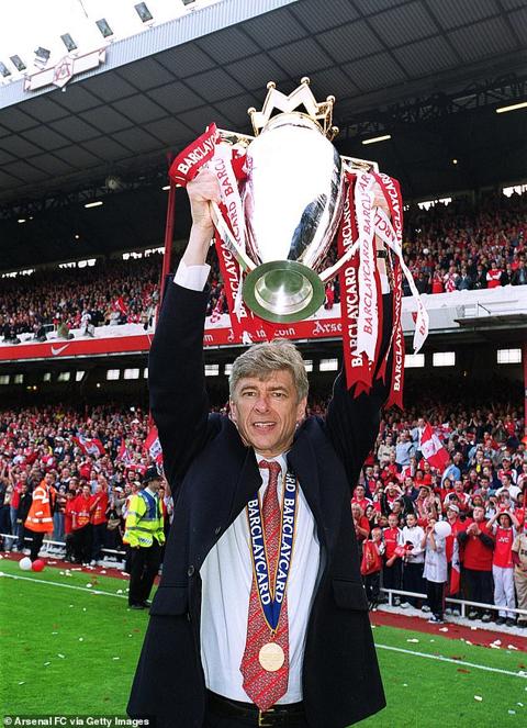 During his 22-year tenure in north London, Wenger won three Premier League titles and a whopping seven FA Cups