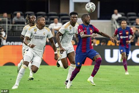 Barcelona thrashed rivals Real Madrid 3-0 in their pre-season friendly at the AT&T Stadium