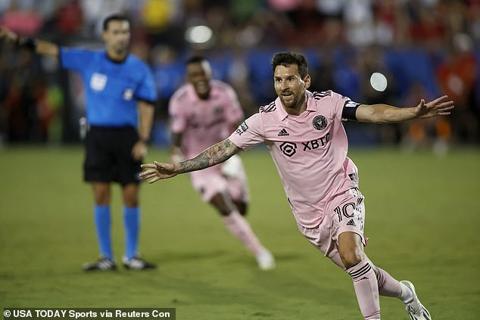 The 36-year-old inspired Inter Miami to a dramatic victory over Dallas on Sunday night