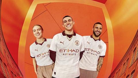 Man City have revealed their brand new away kit for the 2023-24 Premier League season