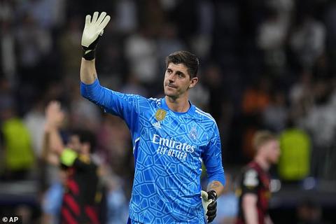 Real Madrid goalkeeper Thibaut Courtois (pictured) has suffered from a nasty ACL injury