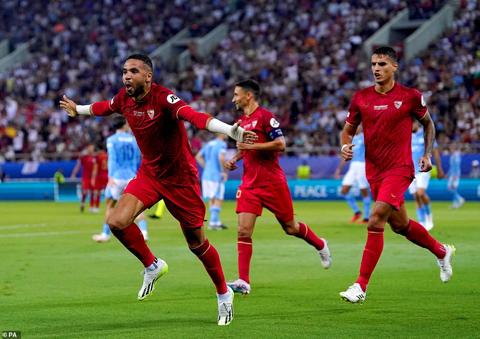 Sevilla took the lead against the run of play in the first half through Youssef En-Nesyri, who arrowed a header into the net