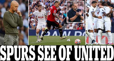 Tottenham 2-0 Manchester United: Ange Postecoglou s impressive Spurs are too good for