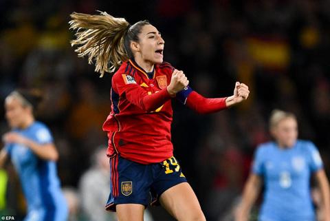 Spanish defender Olga Carmona scored the only goal of the World Cup final with a well-placed strike in the 29th minute