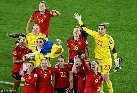 It was elation for Spain who clinched their first ever Women s World Cup final victory