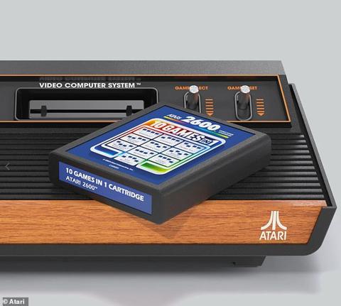 The recreation is smaller than the original but features the nostalgic woodgrain front panel, metal switches, a joystick and a cartridge slot compatible with hundreds of games