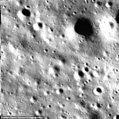 Chandrayaan-3 already beamed back its first photo of the moon s surface yesterday, as well as four amazing snaps of the moon from above during descent. This is one of them