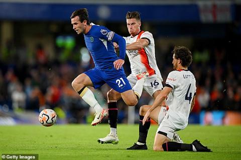 Ben Chilwell had a chance in the second half of the game but decided to pass instead of shoot