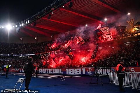 The Ligue 1 clash was marred by homophobic chants from some PSG fans on Sunday night