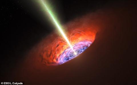 Black holes act as intense sources of gravity that hoover up surrounding dust and gas, as well as planets and even other black holes (artist s depiction)