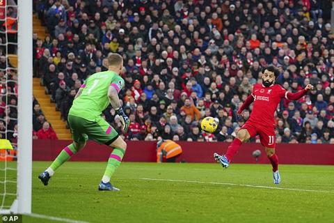 Salah proved pivotal today after Darwin Nunez had two goals ruled out for offside in the first half