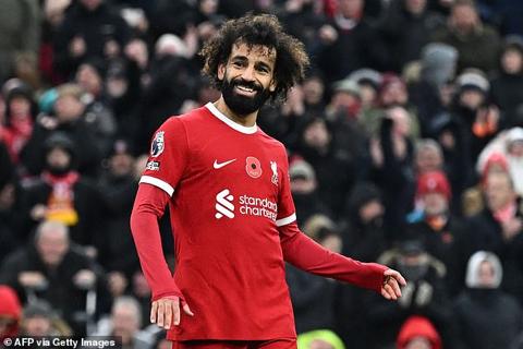 Mohamed Salah helped Liverpool defeat Brentford 3-0 on Sunday afternoon at Anfield