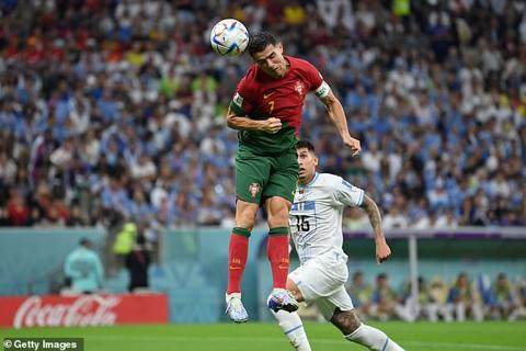 Cristiano Ronaldo was denied a goal when playing for Portugal against Uruguay at the World Cup because the chip can detect contact with the ball