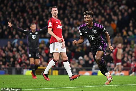 Manchester United s Champions League campaign is over as Kingley Coman scored the game s only goal