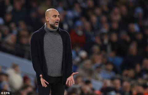 Pep Guardiola said Manchester City deserved to draw against Crystal Palace - despite dominating possession and having almost four times the number of shots