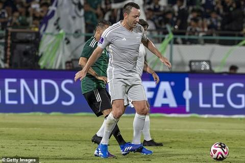 Former Chelsea and England ace John Terry was also in Saudi Arabia to take part in the game