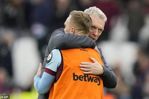 David Moyes celebrated a third consecutive win for West Ham at the London Stadium