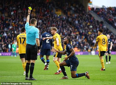 Chelsea received six bookings as they suffered a 2-1 defeat against Wolves at Molineux