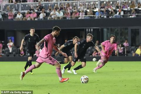 Messi gave Miami a two-goal cushion when he converted on a penalty kick in the 81st minute