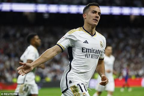 Lucas Vazquez drew Los Blancos level after Barca had taken the lead for the second time