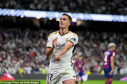Lucas Vazquez came in for Dani Carvajal in the team and did not put a foot wrong