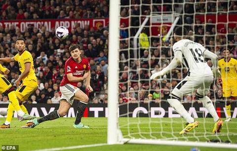 Man United centre-back Harry Maguire pulled the hosts back level with a great header