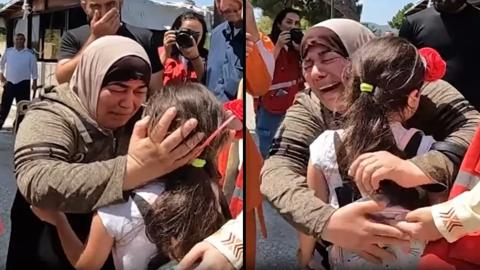 بالفيديو/ فقدت أسرتها قبل 6 أشهر بزلزال تركيا.. لحظة لم شمل طفلة سورية بجدتها ! - Bintjbeil.org