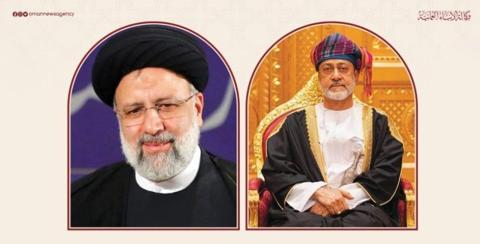 جلالة السلطان المعظم يهنئ الرئيس الإيراني