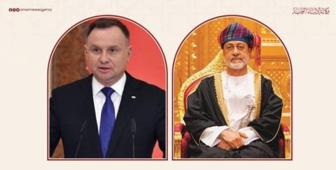 جلالة السلطان يهنئ الرئيس البولندي بالعيد