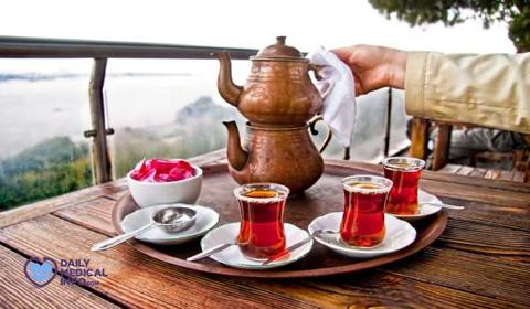 طريقة عمل الشاي التركي المخمر وتحذير هام