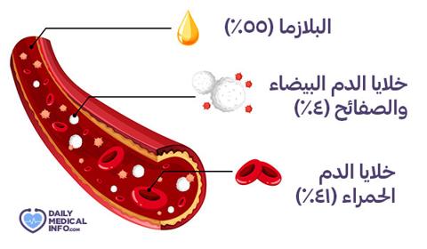 مكونات الدم بالصور